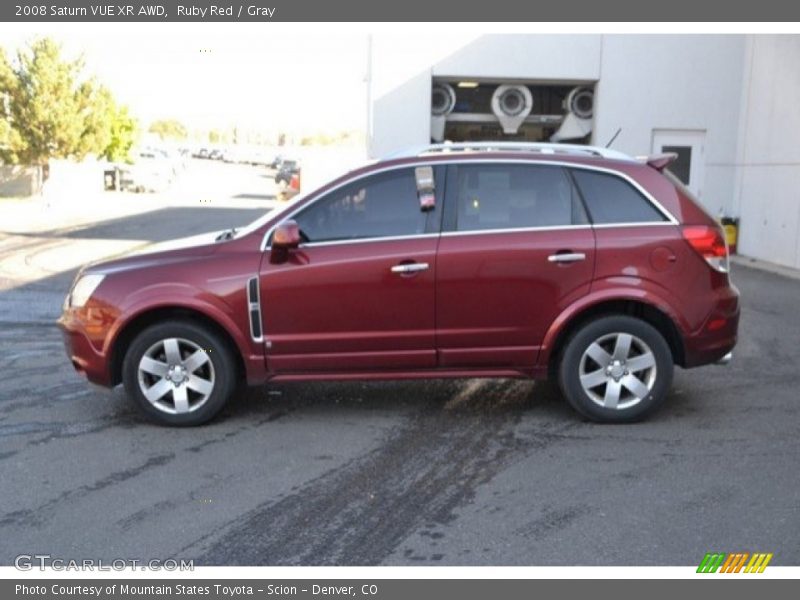 Ruby Red / Gray 2008 Saturn VUE XR AWD