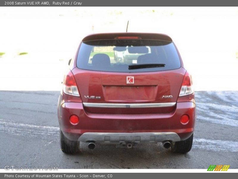 Ruby Red / Gray 2008 Saturn VUE XR AWD