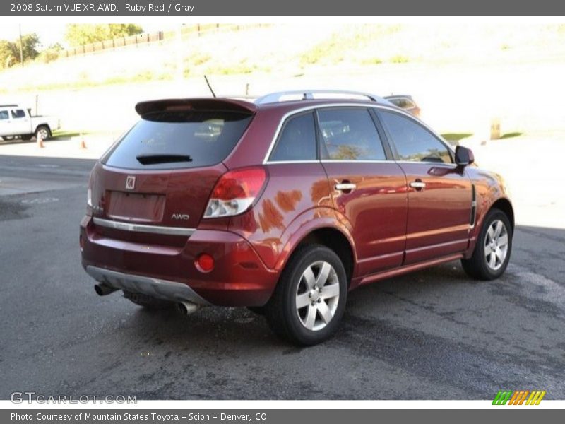 Ruby Red / Gray 2008 Saturn VUE XR AWD