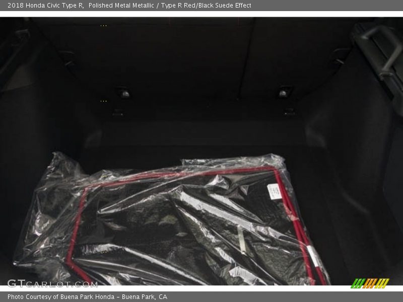 Polished Metal Metallic / Type R Red/Black Suede Effect 2018 Honda Civic Type R