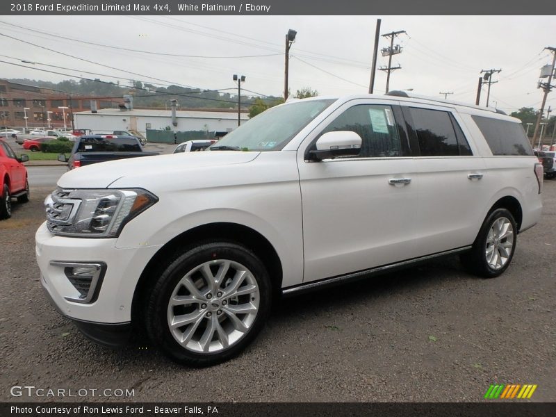 White Platinum / Ebony 2018 Ford Expedition Limited Max 4x4
