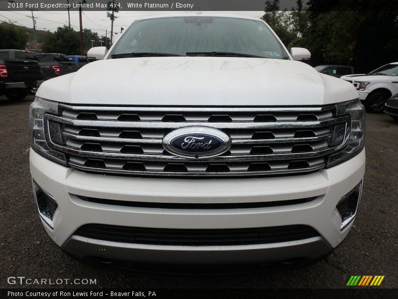 White Platinum / Ebony 2018 Ford Expedition Limited Max 4x4