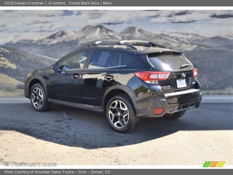 Crystal Black Silica / Black 2018 Subaru Crosstrek 2.0i Limited