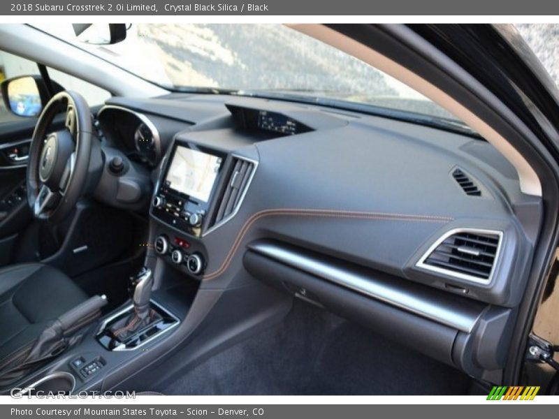 Dashboard of 2018 Crosstrek 2.0i Limited