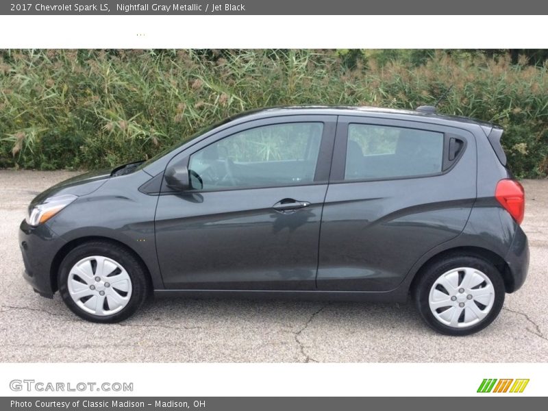Nightfall Gray Metallic / Jet Black 2017 Chevrolet Spark LS