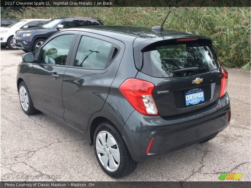 Nightfall Gray Metallic / Jet Black 2017 Chevrolet Spark LS