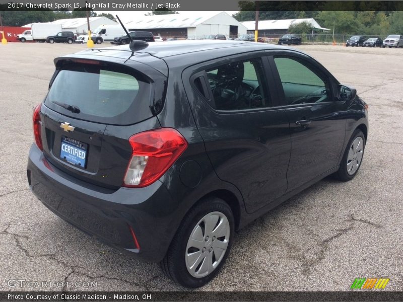 Nightfall Gray Metallic / Jet Black 2017 Chevrolet Spark LS