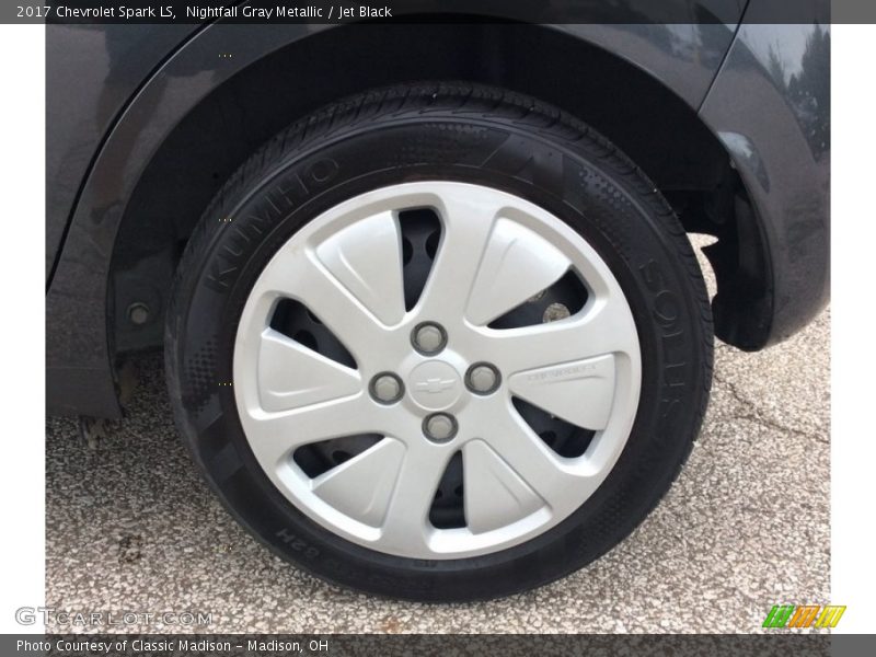 Nightfall Gray Metallic / Jet Black 2017 Chevrolet Spark LS