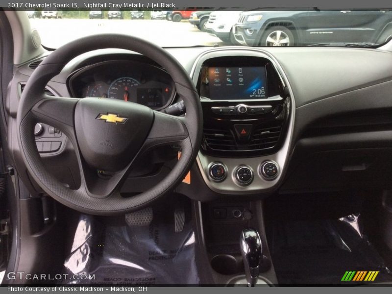 Nightfall Gray Metallic / Jet Black 2017 Chevrolet Spark LS