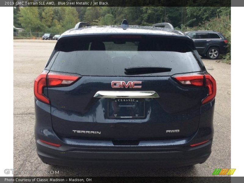 Blue Steel Metallic / Jet Black 2019 GMC Terrain SLE AWD