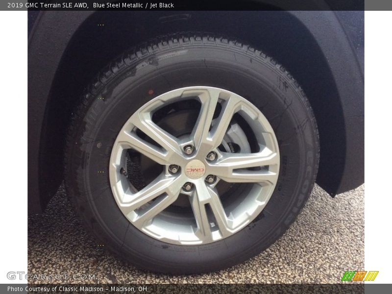 Blue Steel Metallic / Jet Black 2019 GMC Terrain SLE AWD