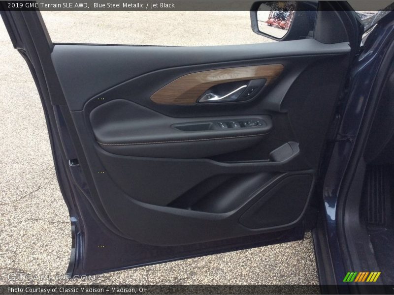Blue Steel Metallic / Jet Black 2019 GMC Terrain SLE AWD