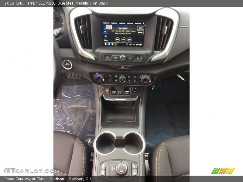 Blue Steel Metallic / Jet Black 2019 GMC Terrain SLE AWD