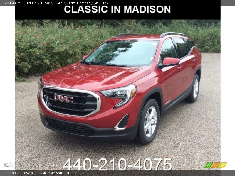 Red Quartz Tintcoat / Jet Black 2019 GMC Terrain SLE AWD