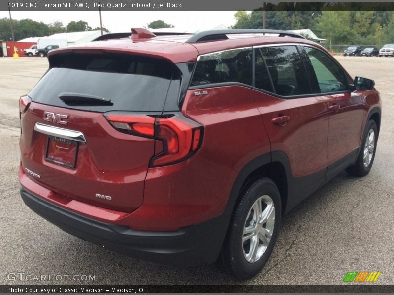 Red Quartz Tintcoat / Jet Black 2019 GMC Terrain SLE AWD