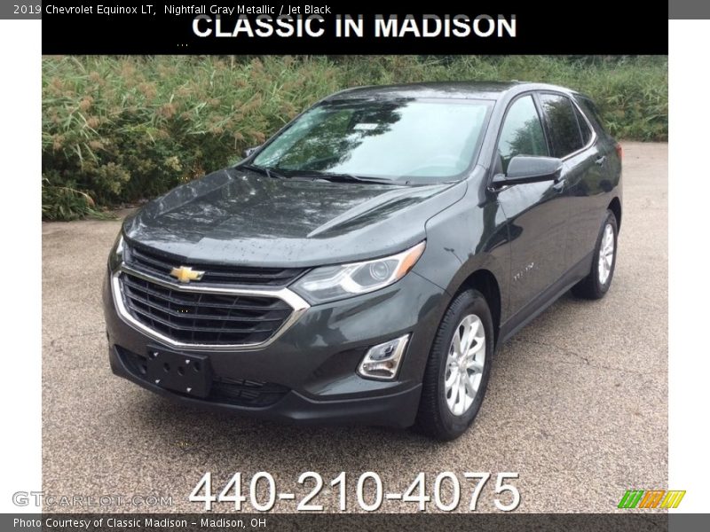 Nightfall Gray Metallic / Jet Black 2019 Chevrolet Equinox LT