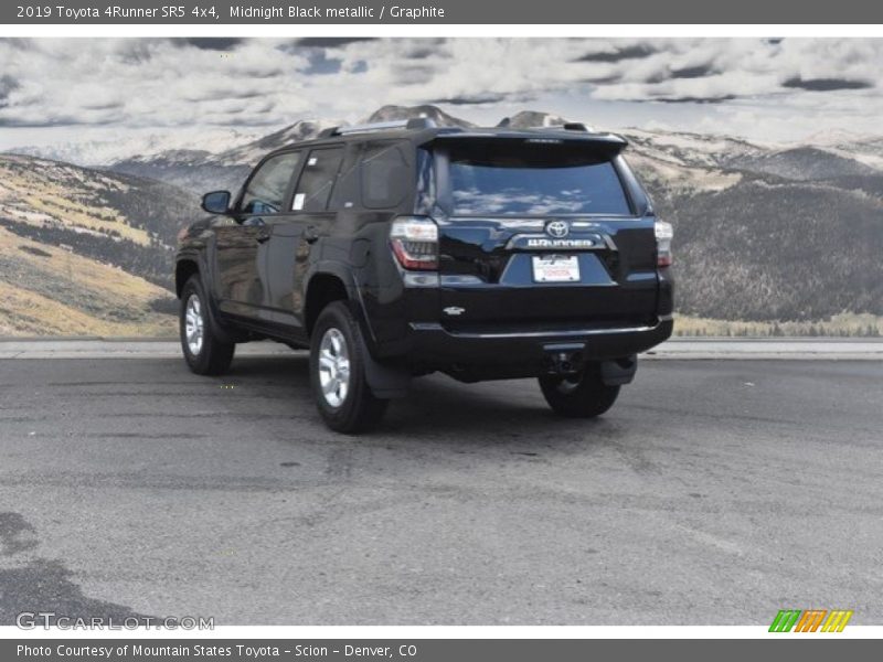 Midnight Black metallic / Graphite 2019 Toyota 4Runner SR5 4x4