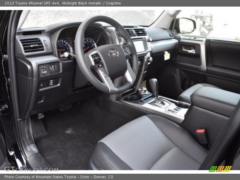  2019 4Runner SR5 4x4 Graphite Interior