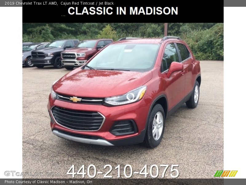 Cajun Red Tintcoat / Jet Black 2019 Chevrolet Trax LT AWD