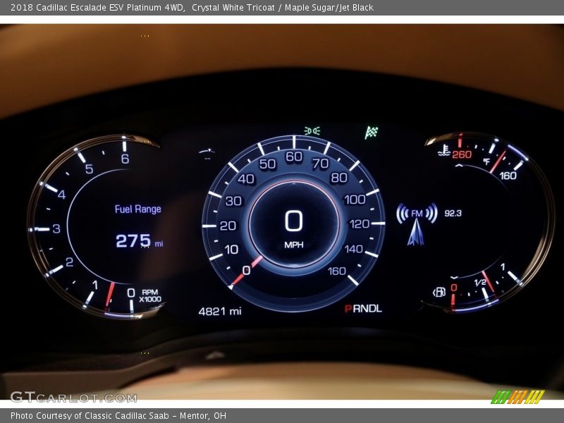  2018 Escalade ESV Platinum 4WD ESV Platinum 4WD Gauges