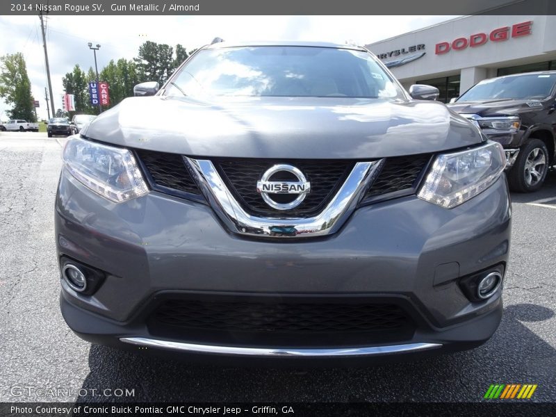 Gun Metallic / Almond 2014 Nissan Rogue SV