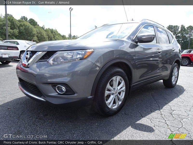 Gun Metallic / Almond 2014 Nissan Rogue SV