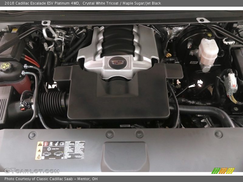  2018 Escalade ESV Platinum 4WD Engine - 6.2 Liter SIDI OHV 16-Valve VVT V8