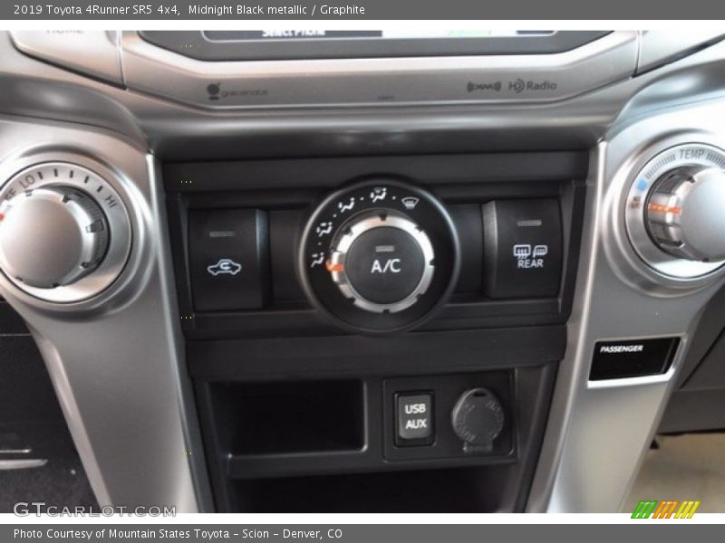 Controls of 2019 4Runner SR5 4x4