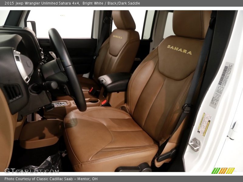 Bright White / Black/Dark Saddle 2015 Jeep Wrangler Unlimited Sahara 4x4