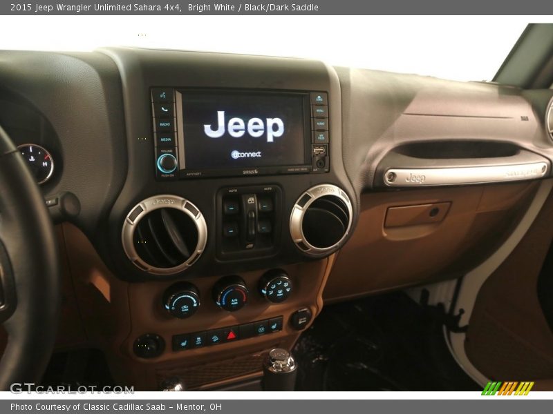 Bright White / Black/Dark Saddle 2015 Jeep Wrangler Unlimited Sahara 4x4