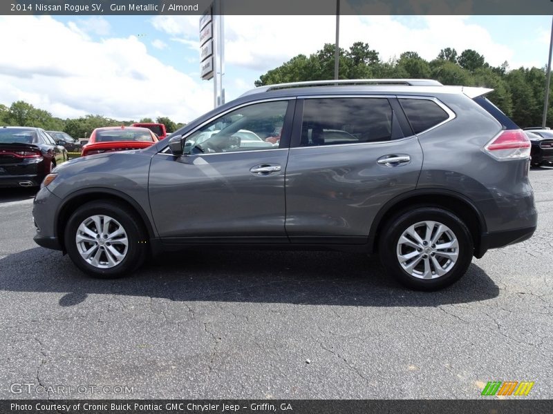 Gun Metallic / Almond 2014 Nissan Rogue SV