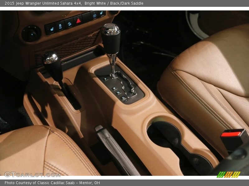 Bright White / Black/Dark Saddle 2015 Jeep Wrangler Unlimited Sahara 4x4