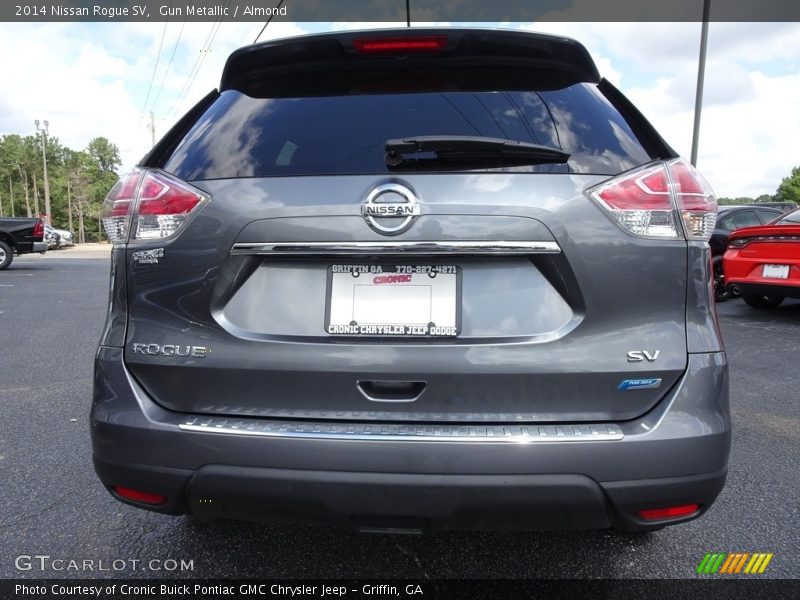 Gun Metallic / Almond 2014 Nissan Rogue SV