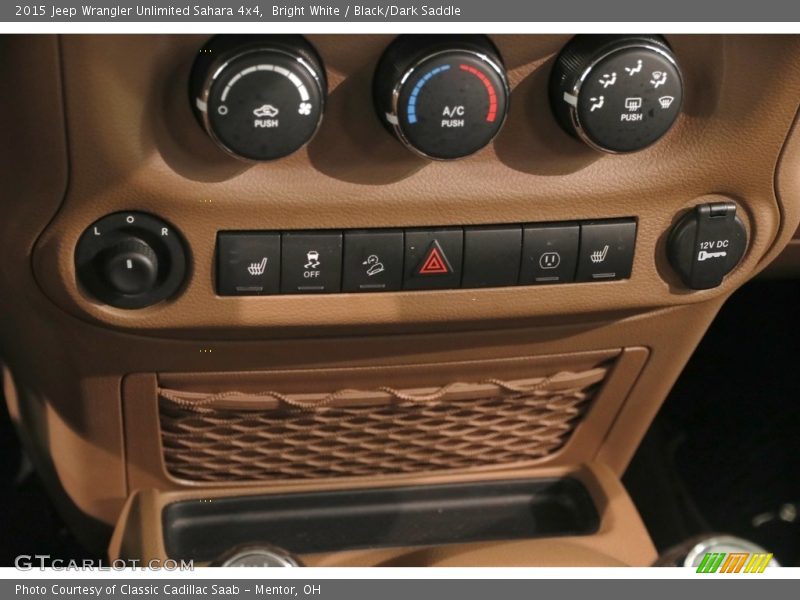 Bright White / Black/Dark Saddle 2015 Jeep Wrangler Unlimited Sahara 4x4