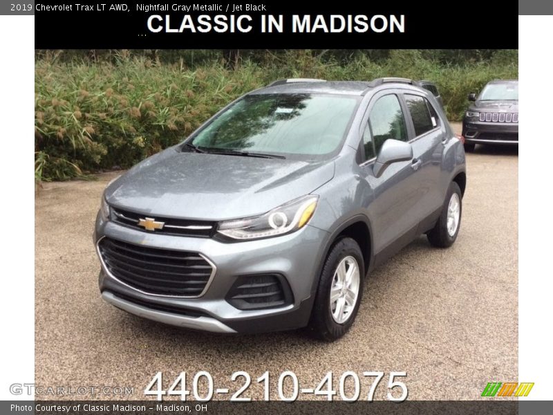 Nightfall Gray Metallic / Jet Black 2019 Chevrolet Trax LT AWD