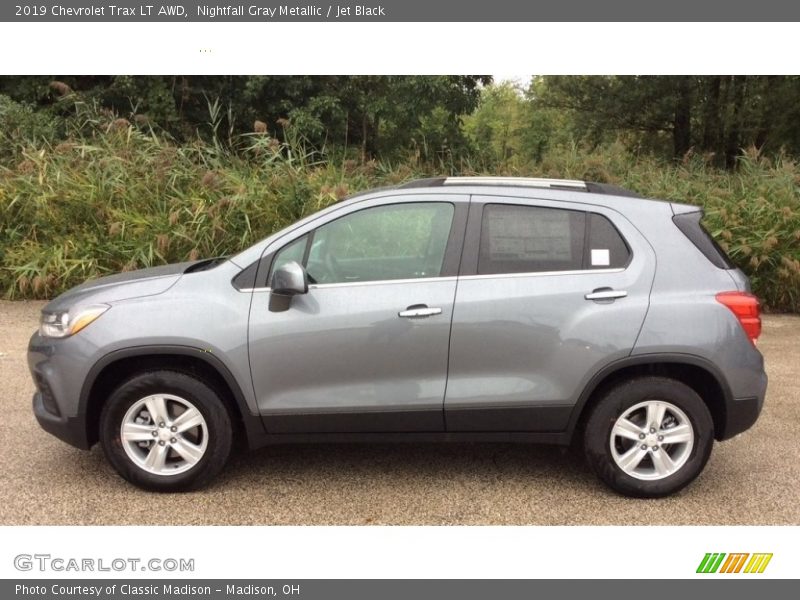 Nightfall Gray Metallic / Jet Black 2019 Chevrolet Trax LT AWD