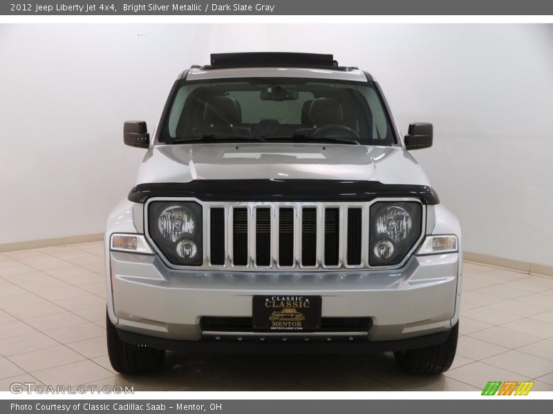Bright Silver Metallic / Dark Slate Gray 2012 Jeep Liberty Jet 4x4