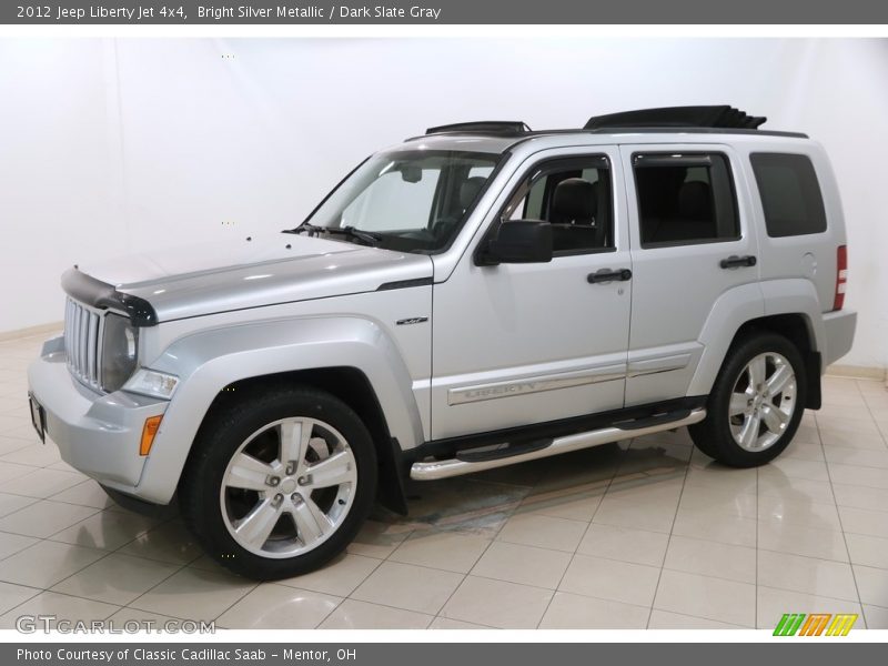 Bright Silver Metallic / Dark Slate Gray 2012 Jeep Liberty Jet 4x4