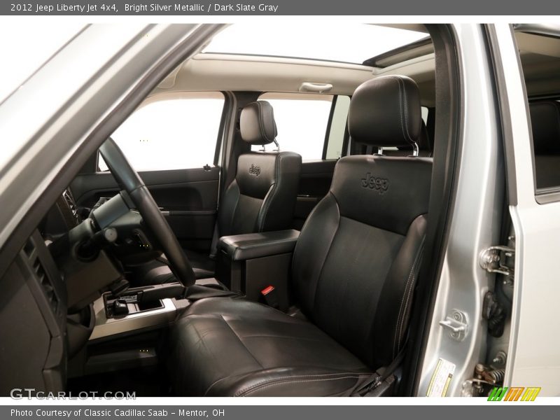 Bright Silver Metallic / Dark Slate Gray 2012 Jeep Liberty Jet 4x4