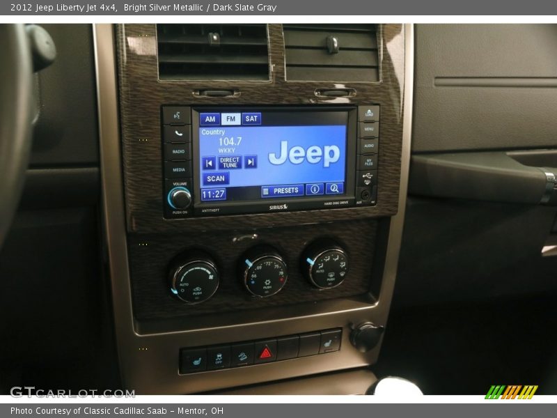 Bright Silver Metallic / Dark Slate Gray 2012 Jeep Liberty Jet 4x4