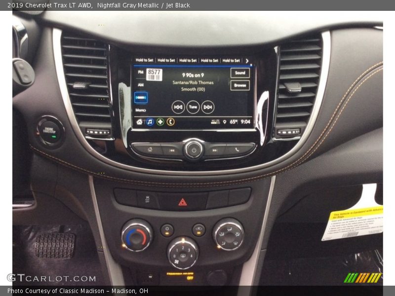 Nightfall Gray Metallic / Jet Black 2019 Chevrolet Trax LT AWD