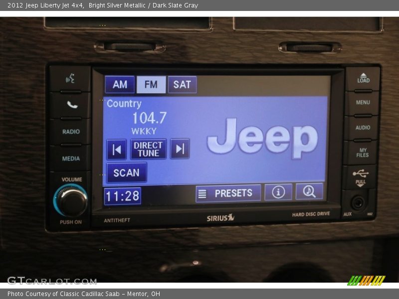 Bright Silver Metallic / Dark Slate Gray 2012 Jeep Liberty Jet 4x4