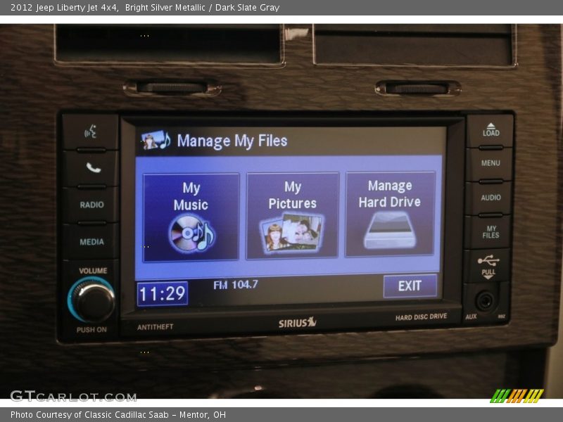 Bright Silver Metallic / Dark Slate Gray 2012 Jeep Liberty Jet 4x4