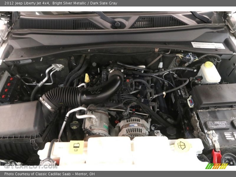 Bright Silver Metallic / Dark Slate Gray 2012 Jeep Liberty Jet 4x4