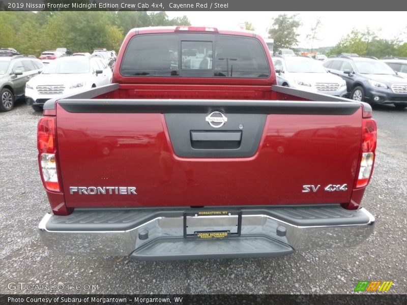 Cayenne Red / Steel 2019 Nissan Frontier Midnight Edition Crew Cab 4x4