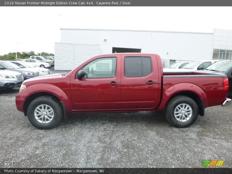  2019 Frontier Midnight Edition Crew Cab 4x4 Cayenne Red