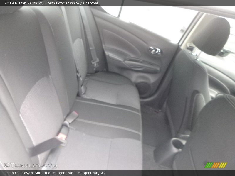 Fresh Powder White / Charcoal 2019 Nissan Versa SV