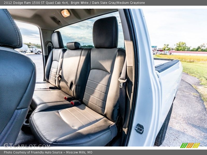 Bright White / Dark Slate Gray/Medium Graystone 2012 Dodge Ram 1500 ST Quad Cab 4x4