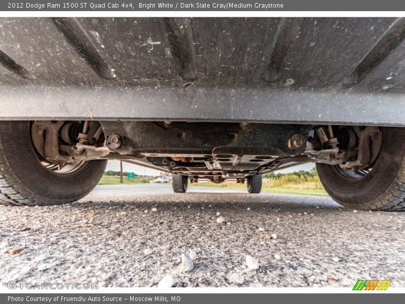 Bright White / Dark Slate Gray/Medium Graystone 2012 Dodge Ram 1500 ST Quad Cab 4x4