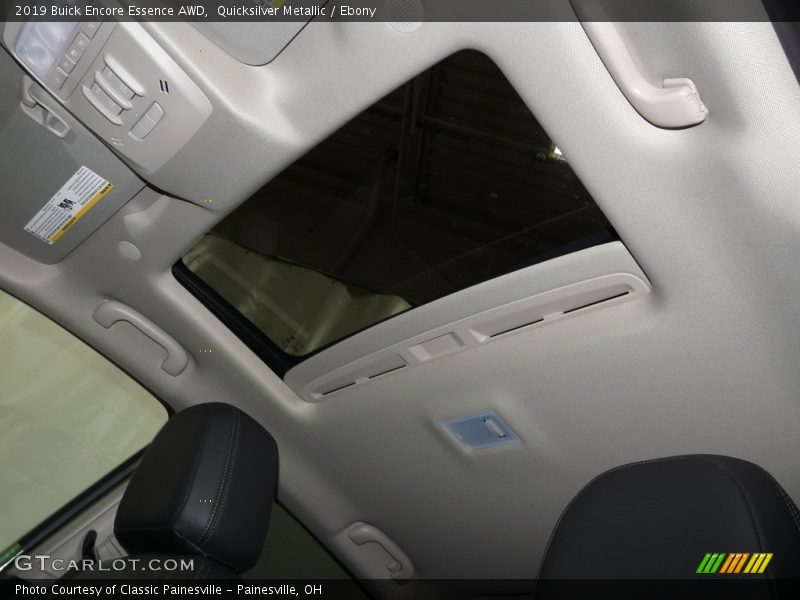 Quicksilver Metallic / Ebony 2019 Buick Encore Essence AWD